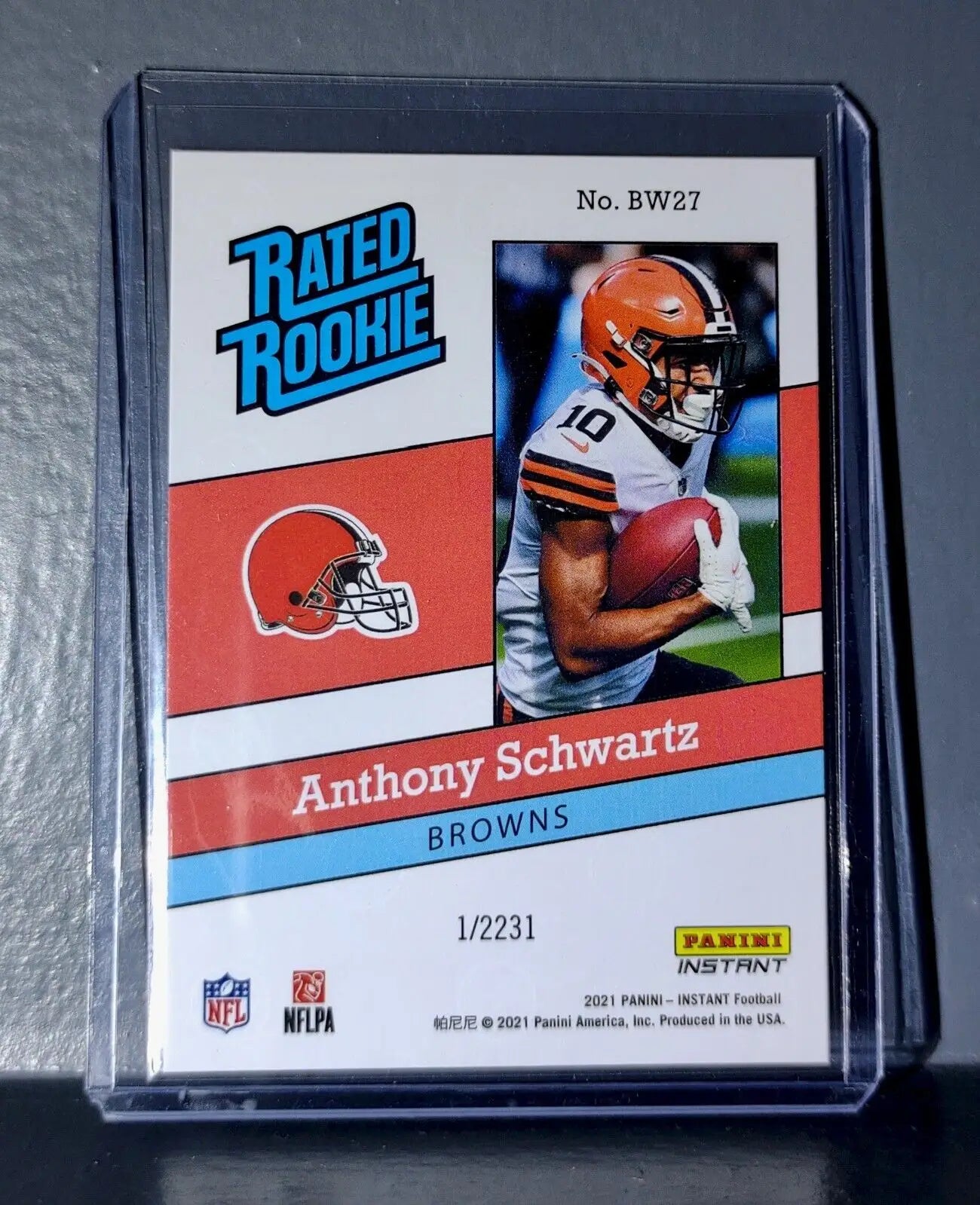Anthony Schwartz 2021 Panini NFL Rated Rookie Retro #27 Rookie Card 1/2231 - Football Card Single