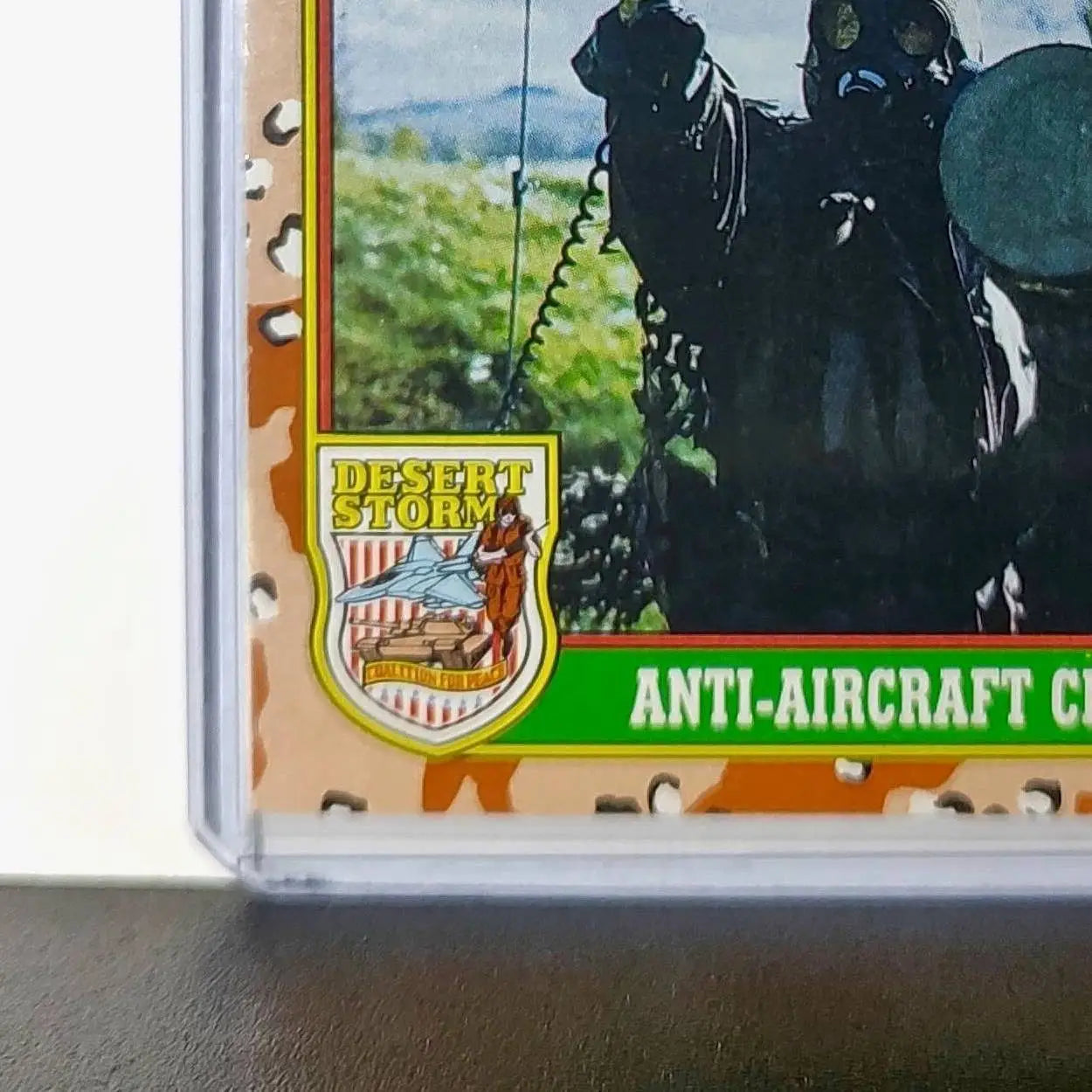 Anti-Aircraft Chemical Defense 1991 Topps Desert Storm #71 Card