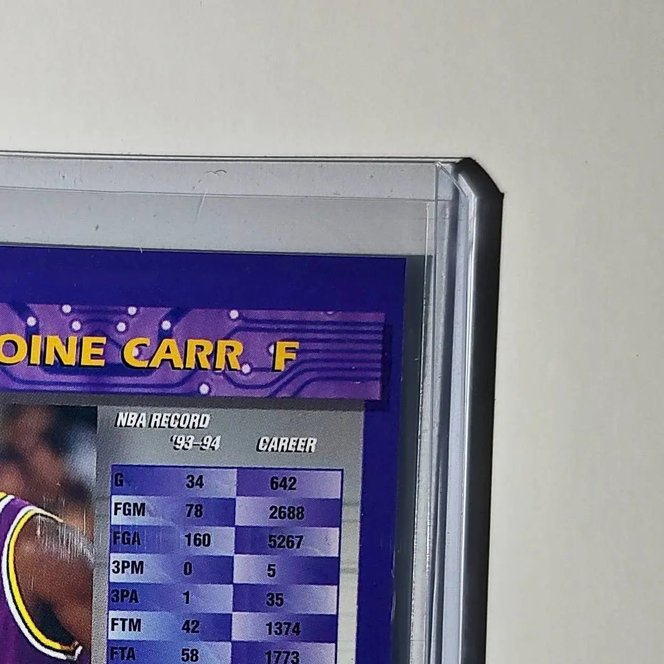 Antoine Carr 1994-95 Topps Finest #173 Basketball Card - Basketball Card Single