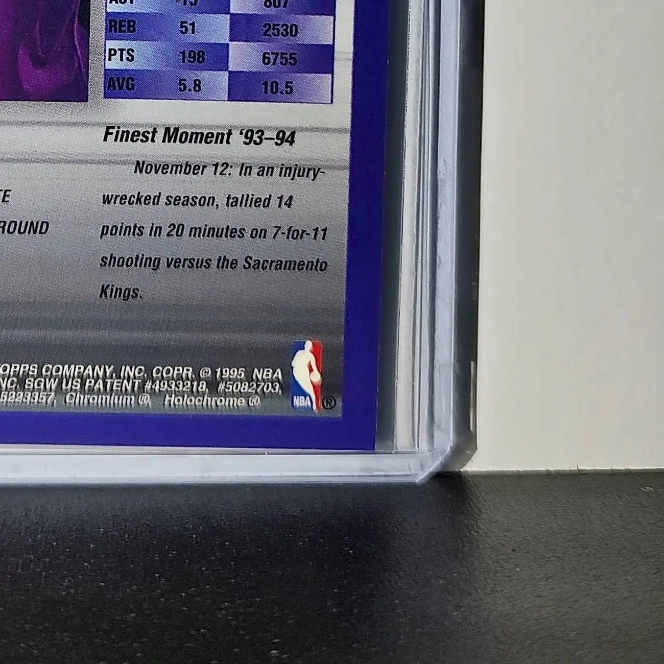 Antoine Carr 1994-95 Topps Finest #173 Basketball Card - Basketball Card Single
