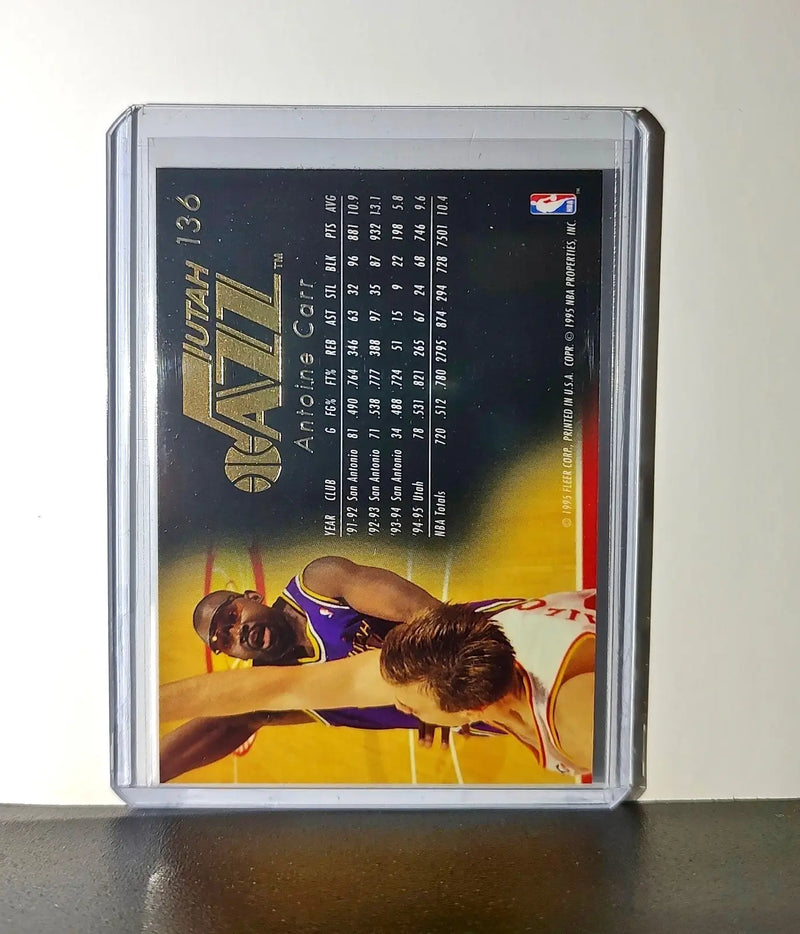 Antoine Carr 1995-96 Flair NBA #136 Card Utah Jazz