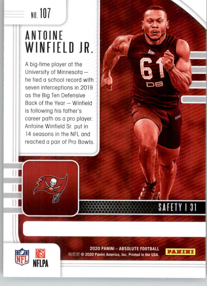 Antoine Winfield Jr. - 2020 Panini Absolute - #107 - RC Retail Football - Football Card Single