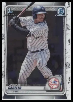 Antonio Cabello 2020 Bowman Chrome Prospects #BCP-85 New York Yankees