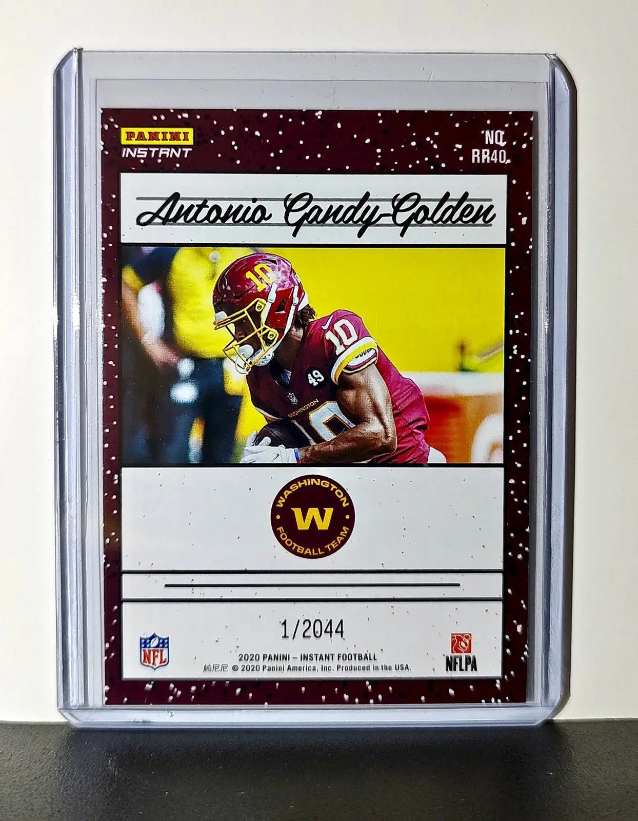 Antonio Gandy-Golden Rookie 2020 NFL #40 Rated Rookie Washington Football Team - Football Card Single