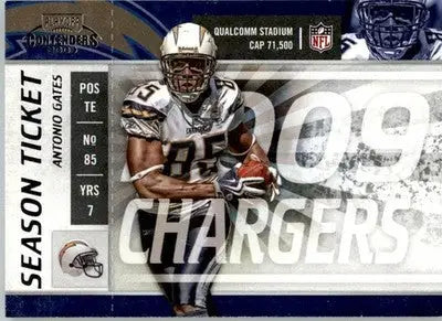 Antonio Gates - 2009 Playoff Contenders - #79 - Football - Football Card Single