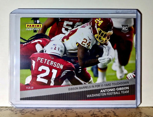 Antonio Gibson 2020 Panini NFL #34 Rookie Football Card Commanders 1 of 119 - Football Card Single
