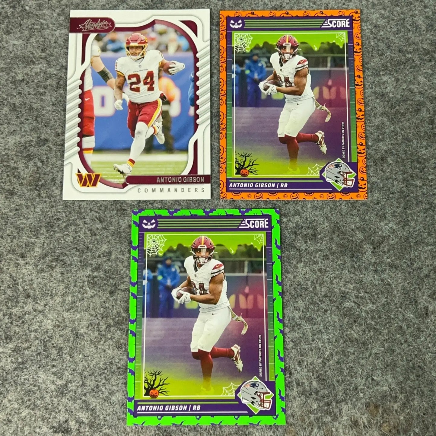 Antonio Gibson Washington Commanders New England Patriots 2022-2024 You Choose - Football Card Single