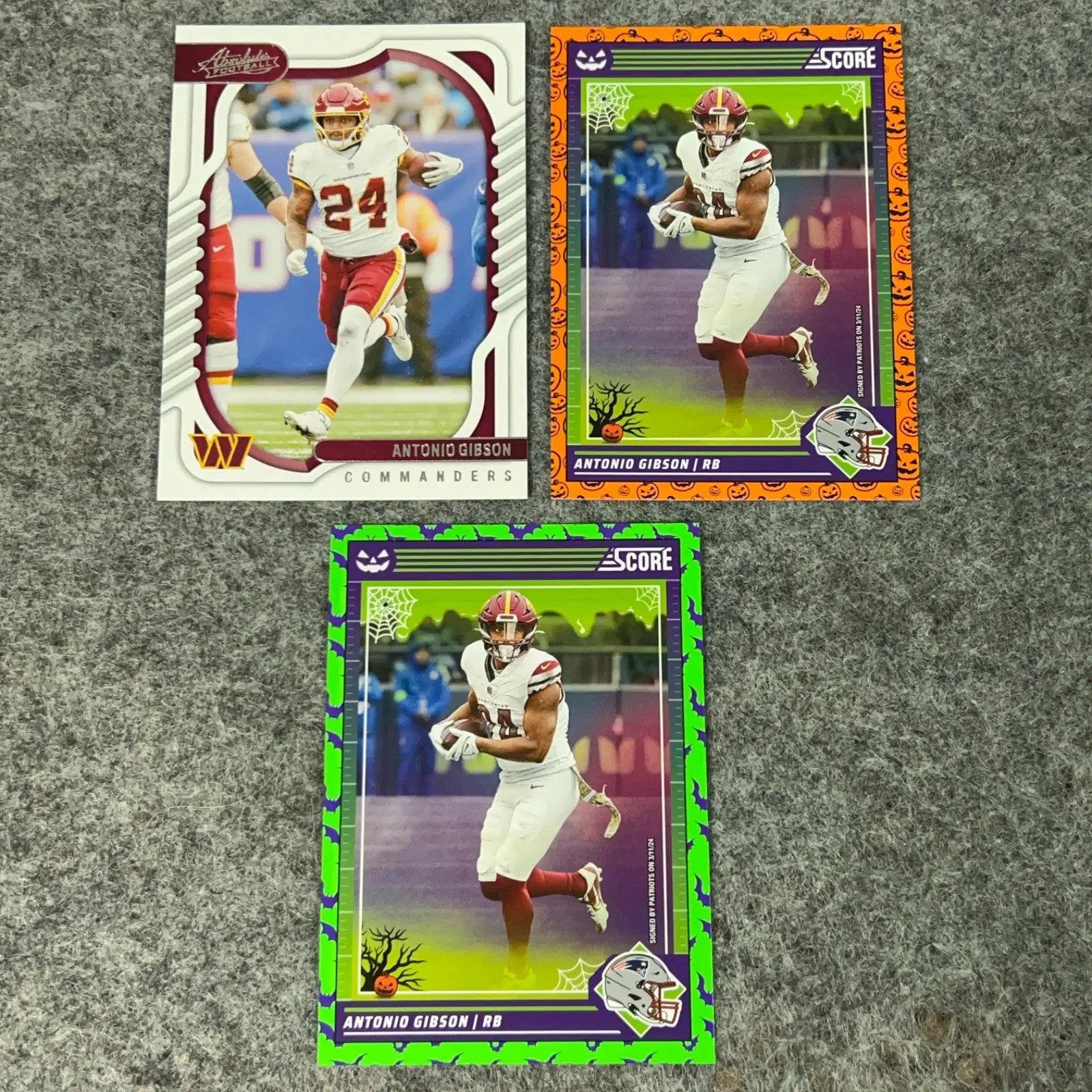 Antonio Gibson Washington Commanders New England Patriots 2022-2024 You Choose - Football Card Single