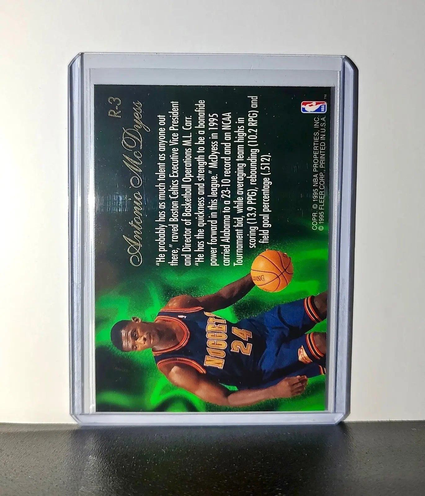 Antonio McDyess Rookie 1995-96 Flair NBA #R-3 Class of ’95