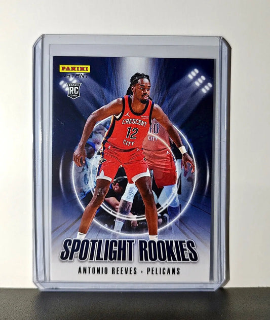 Antonio Reeves Rookie 2024-25 Panini Spotlight Rookies NBA #36 Pelicans 1 of 170 - Basketball Card Single