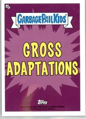 Aqua Dan - 2022 Topps Garbage Pail Kids: Book Worms - #23a - Gross Adaptations - Non-Sports Card Single