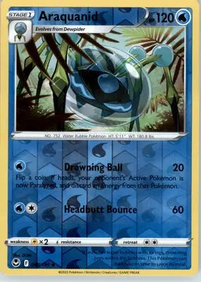 Araquanid - SWSH12: Silver Tempest - Reverse Holo LP - #048/195 - Pokémon Card Single