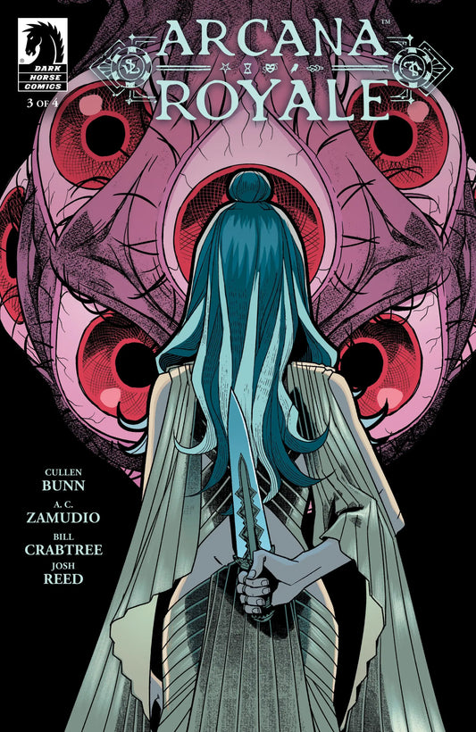 Comic book cover for Arcana Royale #3 featuring artwork by A C Zamudio, related to Sixth Gun