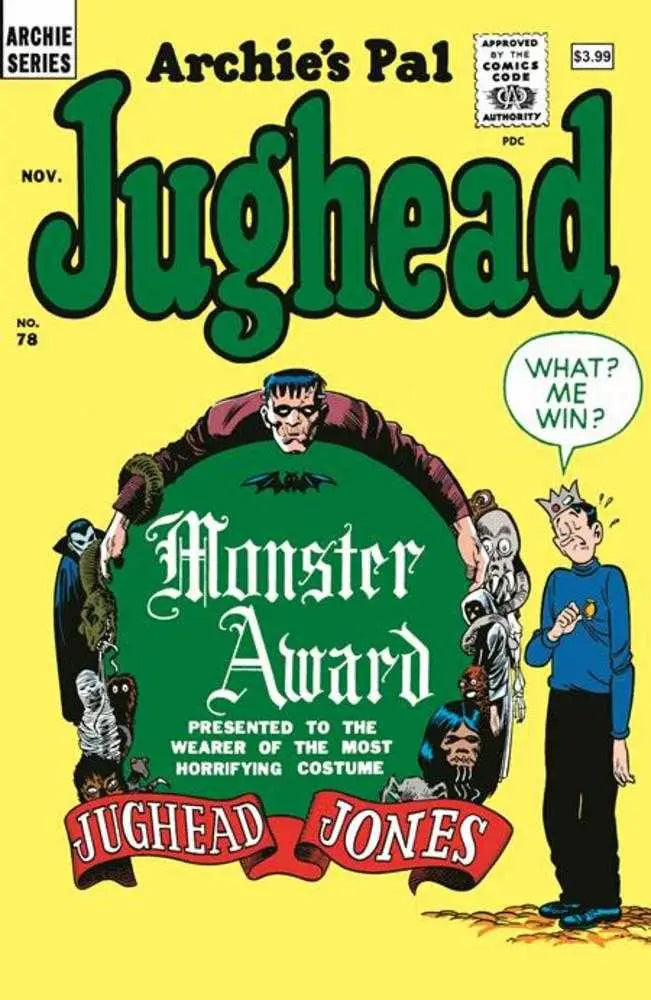 Jughead comic book cover from Archie Facsimile Pal Jughead comic book reprint