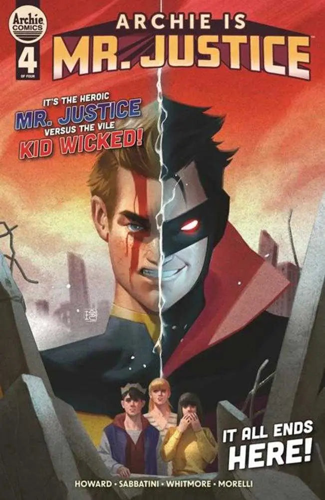 Comic book cover from Archie Is Mr Justice #4 by Reiko Murakami, limited series