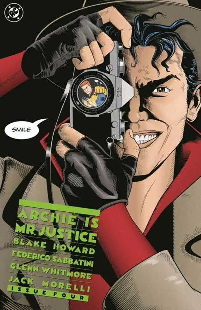 Comic book cover Archie Is Mr Justice #4 Cover C Matt Talbot Homage Variant featuring Talbot Homage