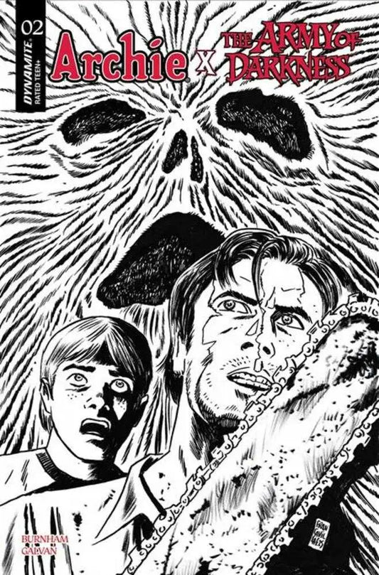 Archie X Army Of Darkness #2 Cover M Francesco Francavilla Line Art Variant - Back Issues