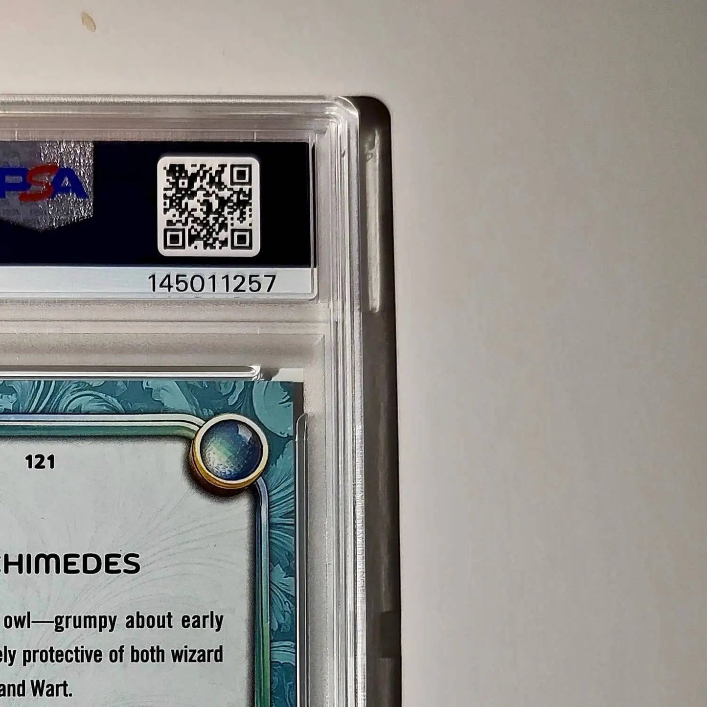 Archimedes 2025 Topps Disney #121 Diamond Card The Sword in the Stone PSA 8 - Non-Sports Card Single