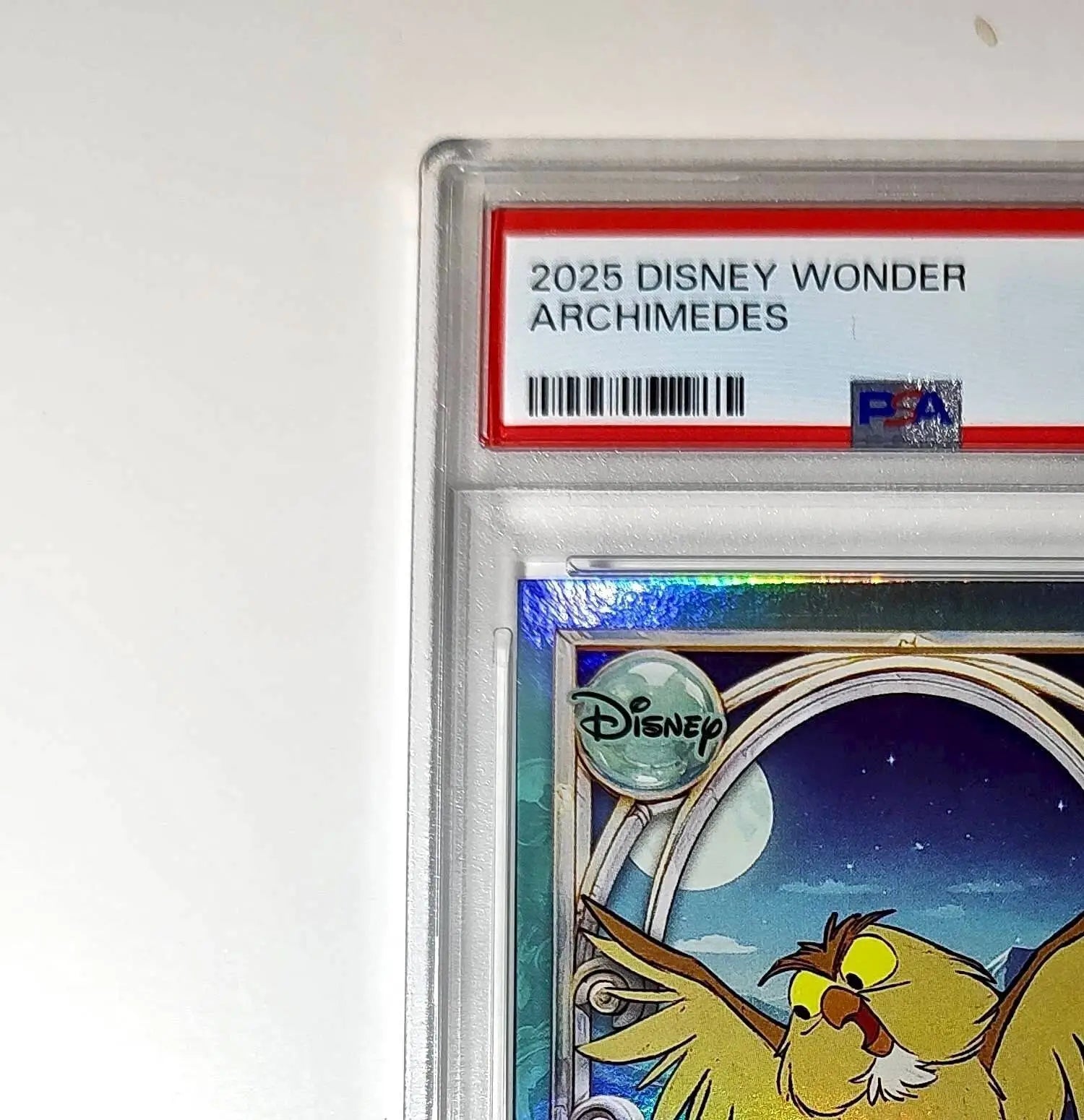 Archimedes 2025 Topps Disney #121 Diamond Card The Sword in the Stone PSA 8 - Non-Sports Card Single