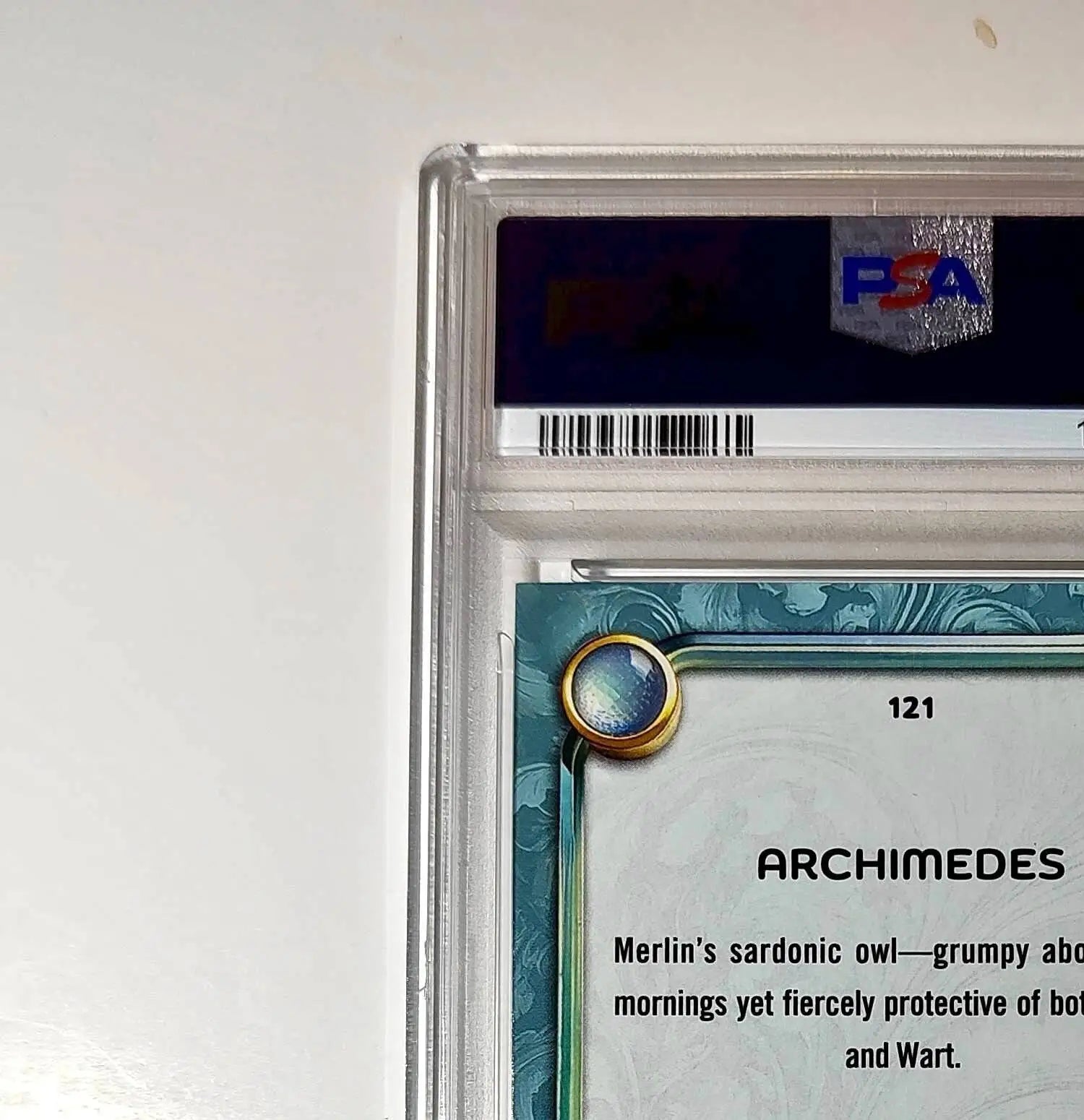 Archimedes 2025 Topps Disney #121 Diamond Card The Sword in the Stone PSA 8 - Non-Sports Card Single