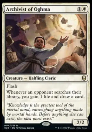 Archivist of Oghma [Commander Legends: Battle for Baldur’s Gate] - Magic Card Single