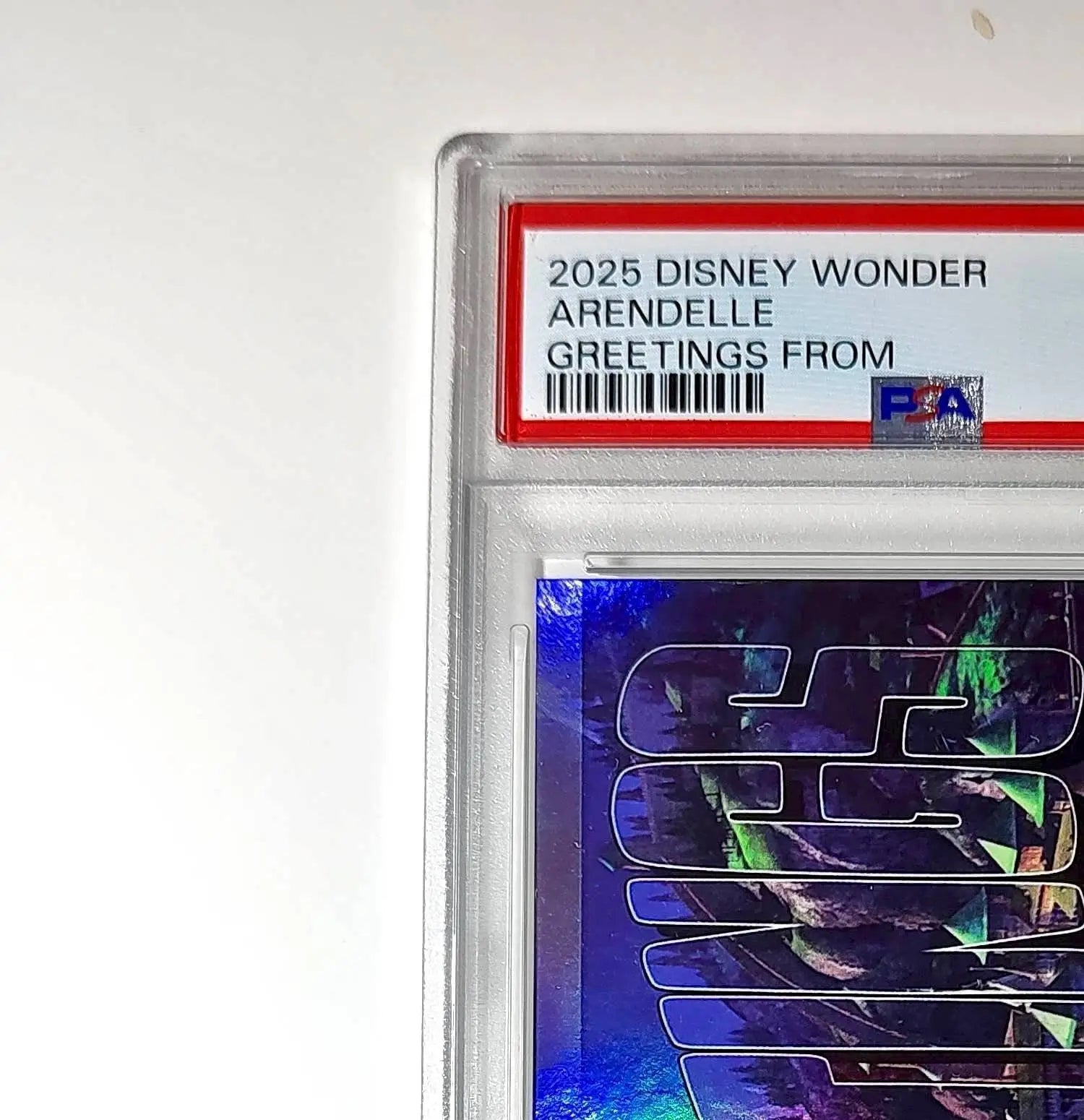 Arendelle 2025 Topps Disney Wonder #GF-3 Greetings From Card Frozen PSA 8 - Non-Sports Card Single