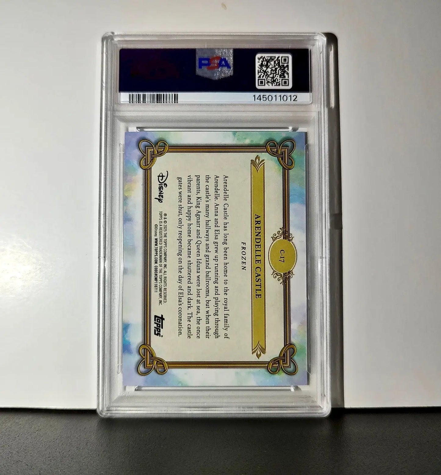 Arendelle Castle 2025 Topps Disney #C-17 Card Frozen PSA 10 - Non-Sports Card Single