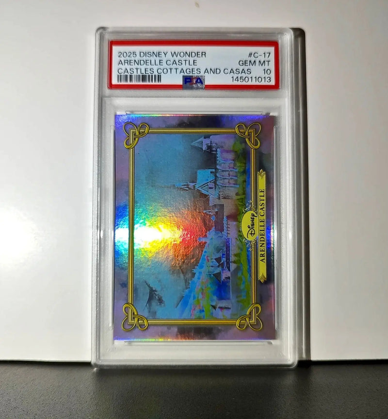 Arendelle Castle 2025 Topps Disney #C-17 Card Frozen PSA 10 Gem - Non-Sports Card Single