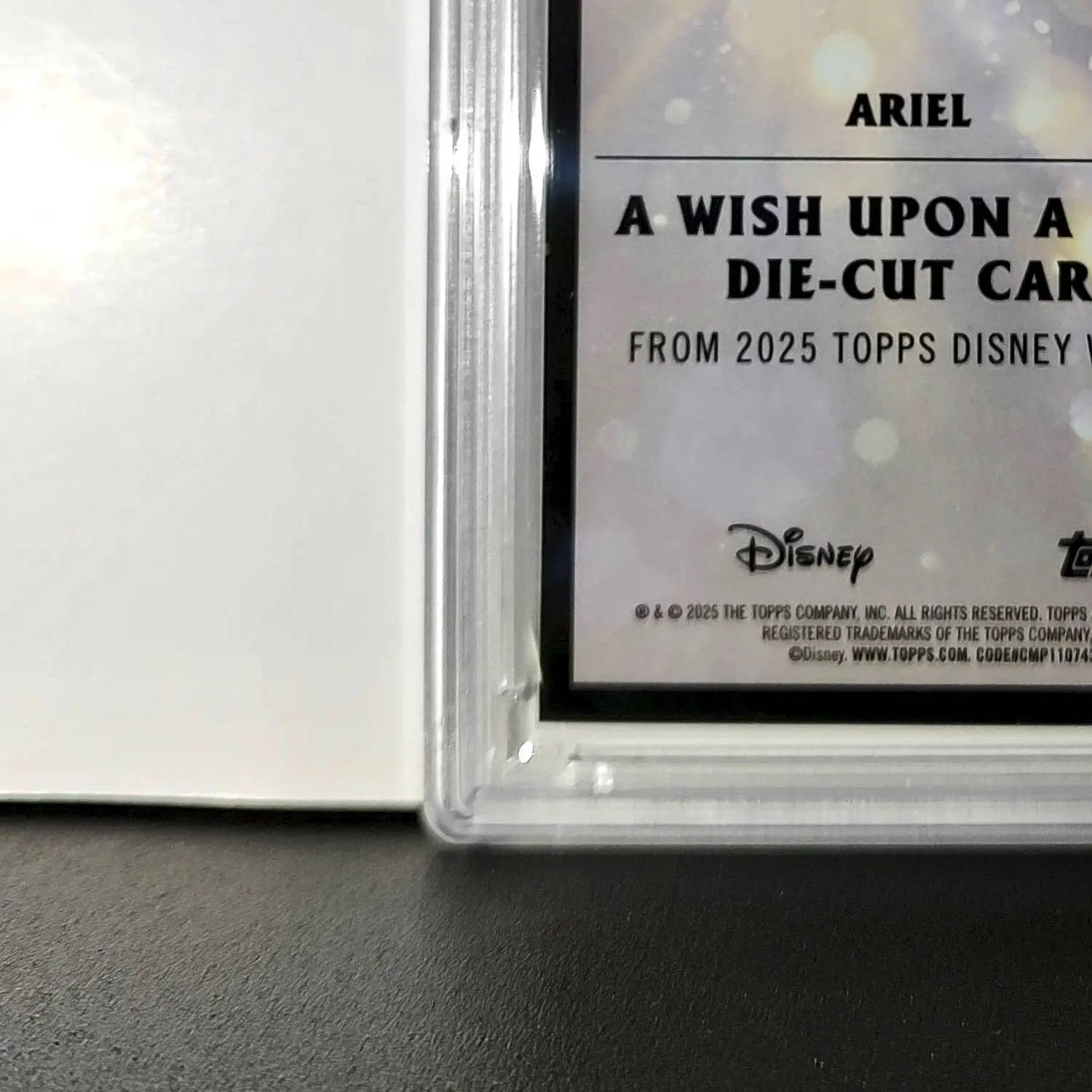 Ariel 2025 Topps Chrome Disney #W-15 Wish Upon A Star Die Cut PSA 8 - Non-Sports Card Single