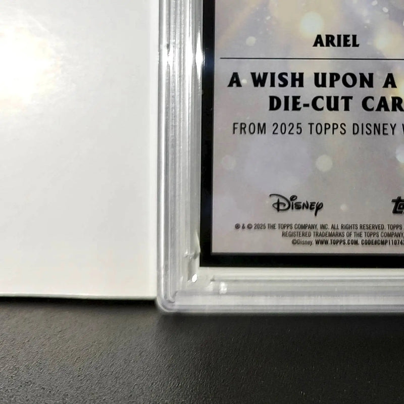 Ariel 2025 Topps Chrome Disney #W-15 Wish Upon A Star Die Cut PSA 8 - Non-Sports Card Single