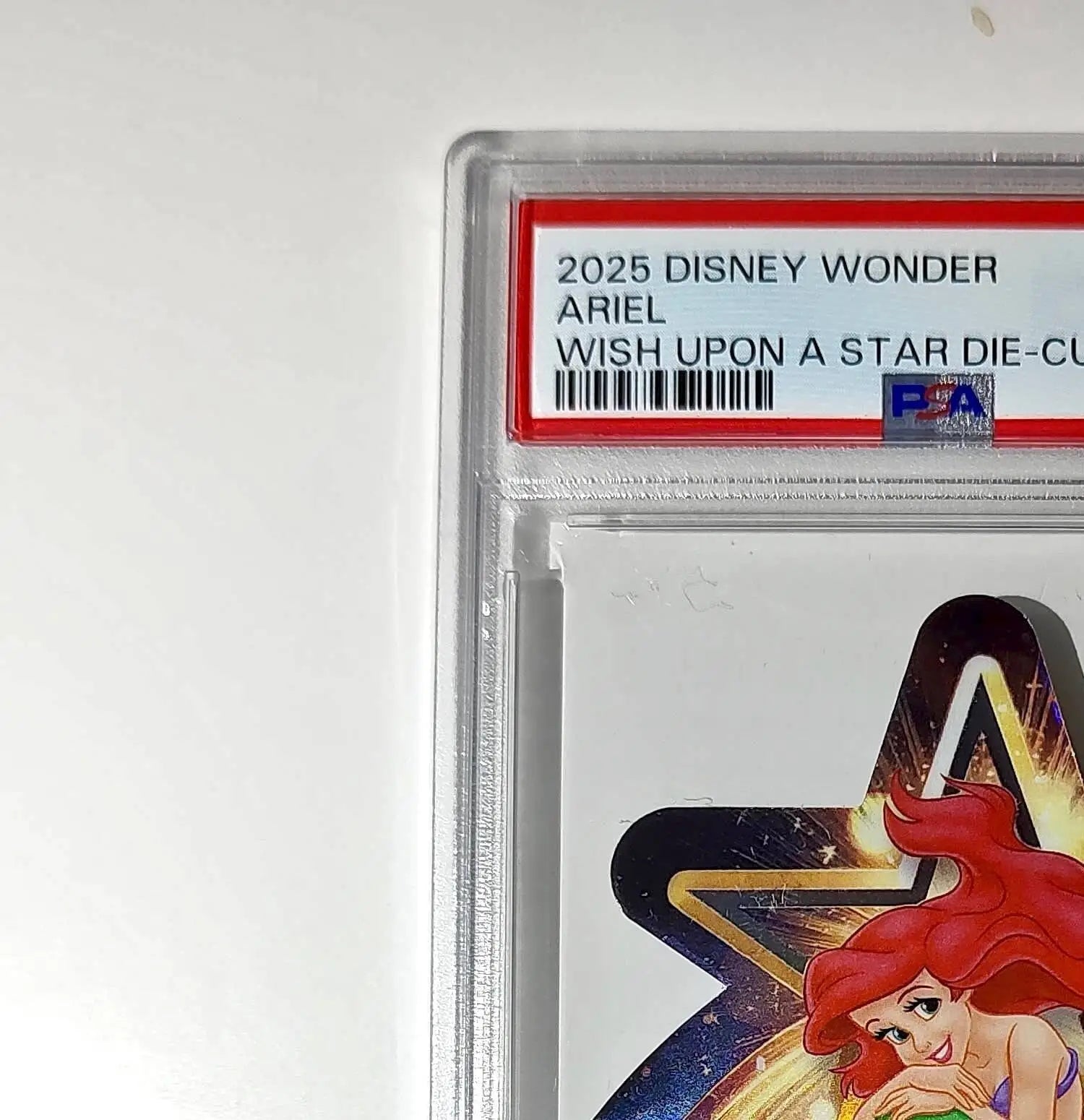Ariel 2025 Topps Chrome Disney #W-15 Wish Upon A Star Die Cut PSA 8 - Non-Sports Card Single