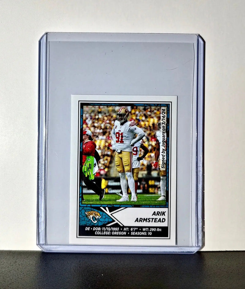 Arik Armstead 2024 Panini NFL Sticker #209 Jacksonville Jaguars