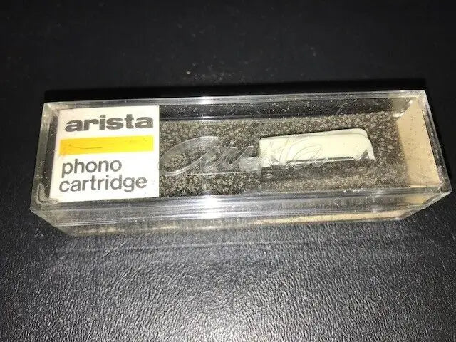 Arista phono cartridge in case for Channel Master, ideal for trading and baseball cards