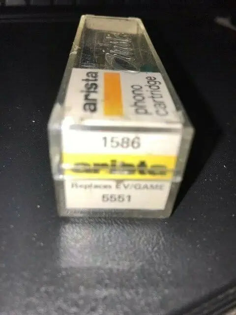 Arista phono cartridge in clear plastic case for Arista 1586 EV/Game 5551 Astatic 148