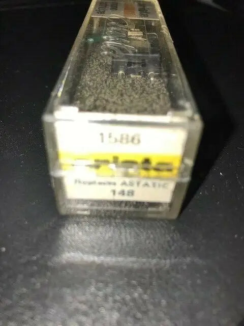 Clear plastic box with model train parts for Arista 1586 Phono Cartridge and collectibles