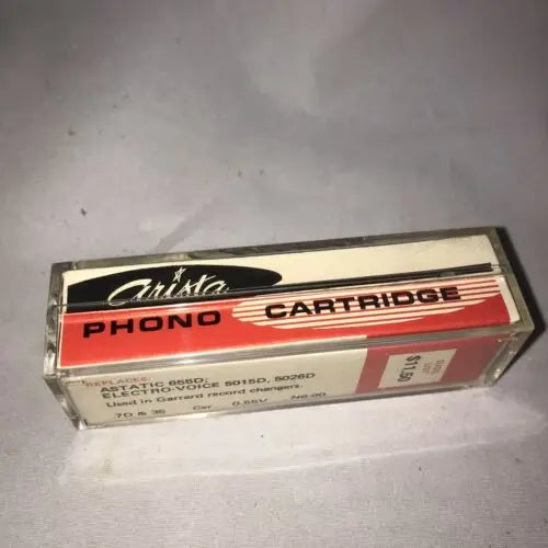 Arista Phono Cartridge in clear case for 655D EV 5015D 5026D Garrard models