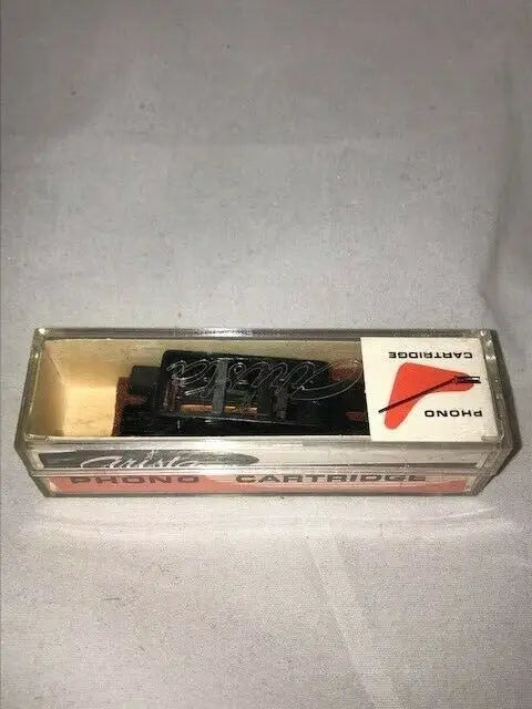 Vintage Arista 2054 Phono Cartridge in clear case, ideal for collectors and audiophiles