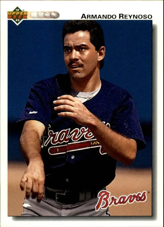 Armando Reynoso 1992 Upper Deck MLB #674 Rookie Baseball Card Atlanta Braves - Baseball Card Single