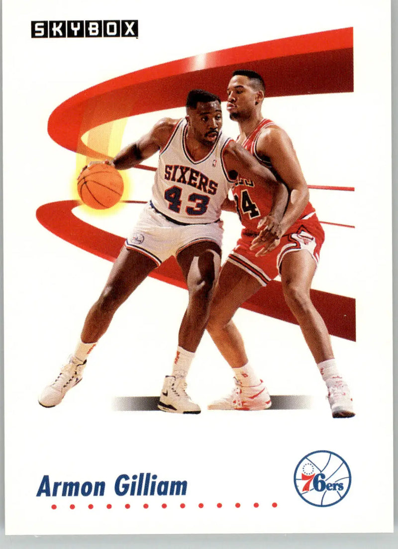 Armon Gilliam - 1991-92 SkyBox - #214 - Basketball - Basketball Card Single