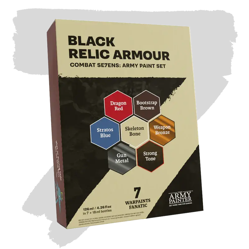 Army Painter Combat Se7ens: Black Relic Armour - Other