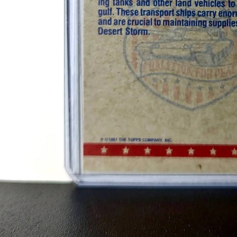 Army Supply Ship 1991 Topps Desert Storm #54 Card - Other