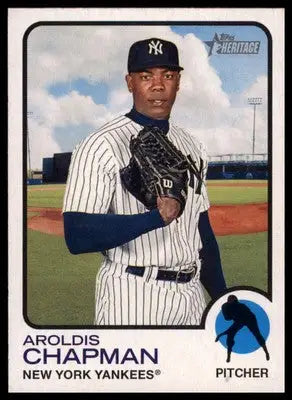 Aroldis Chapman 2022 Topps Heritage #287 New York Yankees - Baseball Card Single