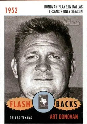 Art Donovan - 2006 Topps Heritage - #FL-4 - Flashbacks Football - Football Card Single