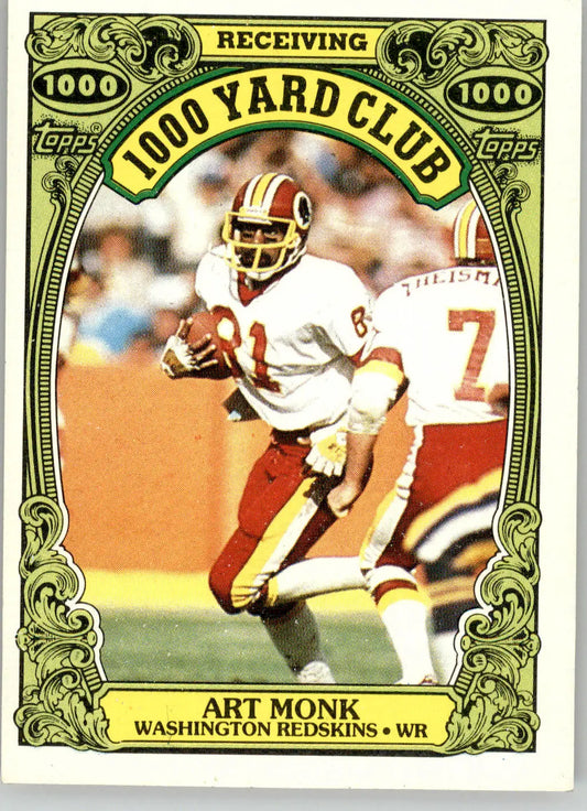 Art Monk - 1986 Topps - #12 - 1000 Yard Club Football - Football Card Single