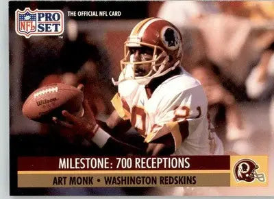 Art Monk - 1991 Pro Set - #22 - Football - Football Card Single