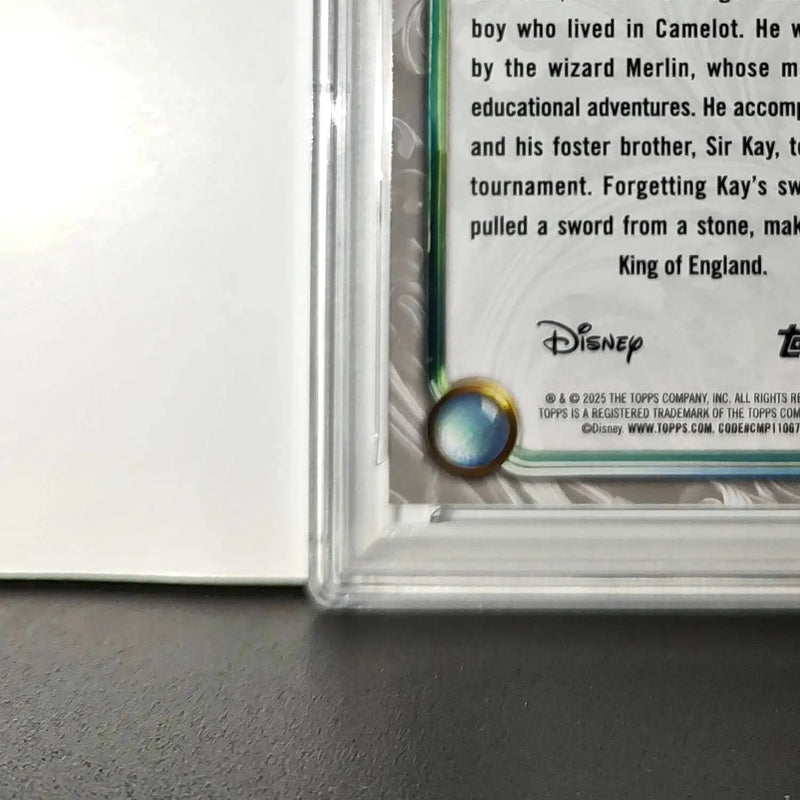 Arthur Pendragon 2025 Topps Disney #35 Winter The Sword in the Stone PSA 9 - Non-Sports Card Single