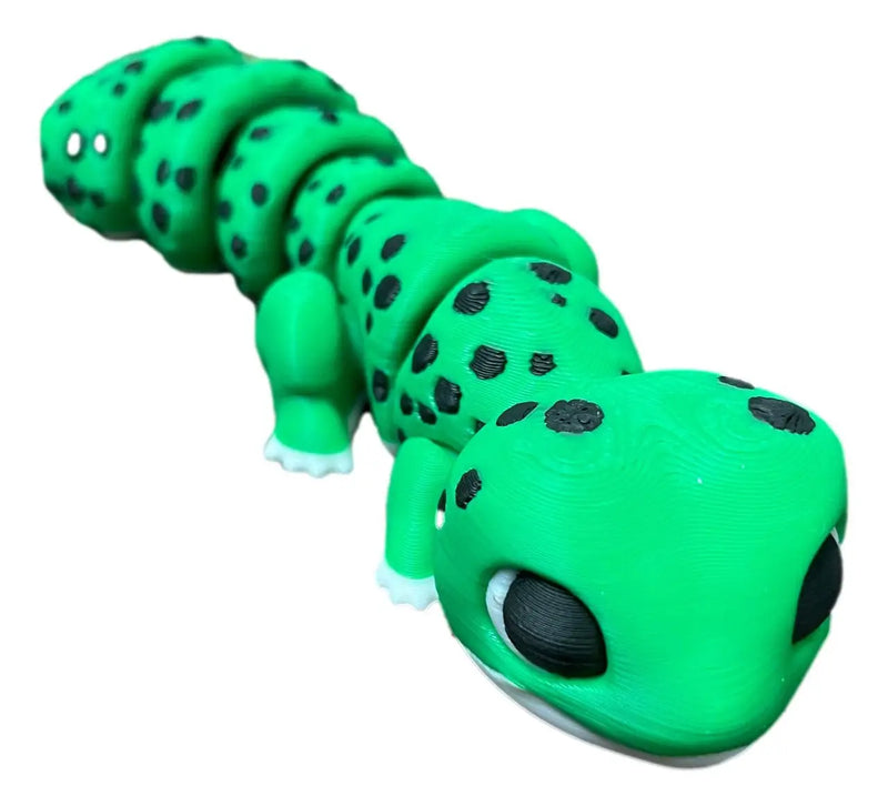 Articulated Gecko 3D Printed Fidget Toy Cute Reptile Desk Decor