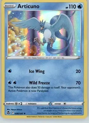 Articuno - SWSH12: Silver Tempest - 036/195 - Holo LP - Pokémon Card Single