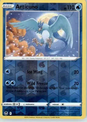 Articuno - SWSH12: Silver Tempest - Reverse Holo LP - #036/195 - Pokémon Card Single