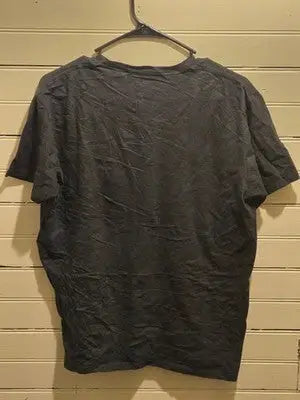 Artist Union T-Shirt Mens L Black Short Sleeve Skeleton Peace Sign Logo Cotton - Apparel